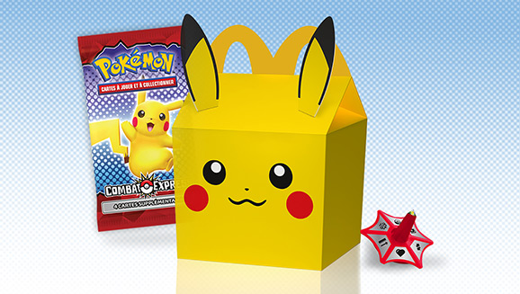 McDonald’s et Pokémon présentent JCC Pokémon : Combat Express, à découvrir dans les Happy Meal