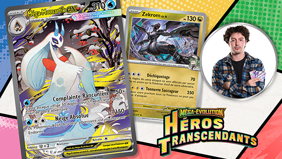 Xander Pero donne un aperçu de ses cartes préférées de Méga-Évolution – Héros Transcendants