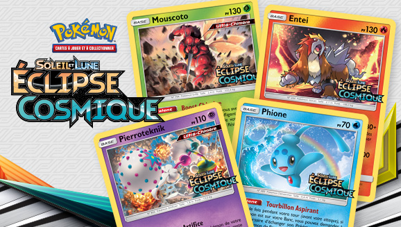 Cartes promo Étoile Noire des tournois d’Avant-première de Soleil et Lune – Éclipse Cosmique du JCC Pokémon