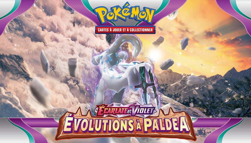 Écarlate et Violet – Évolutions à Paldea du JCC Pokémon disponible dès maintenant