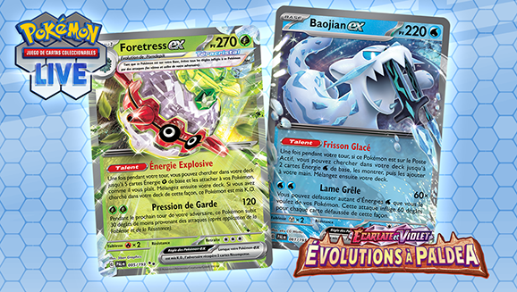 Deck Combat Pokémon – Forgelina-ex et Baojian-ex