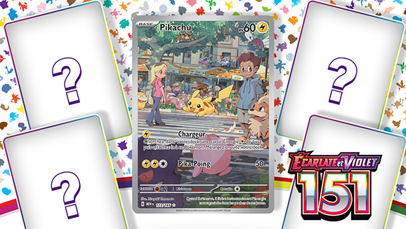 Pikachu, Alakazam-ex et d’autres sont présents dans l’extension Écarlate et Violet – 151 du JCC Pokémon