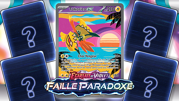 Pokemon - ecarlate et violet booster faille paradoxe, jeux de societe