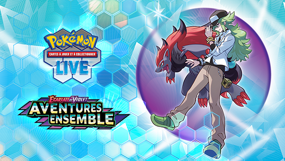 Écarlate et Violet – Aventures Ensemble maintenant disponible dans le JCC Pokémon Live