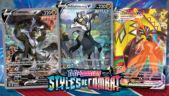 Découvrez Shifours, Tokorico et d’autres Pokémon dans Épée et Bouclier – Styles de Combat du JCC Pokémon