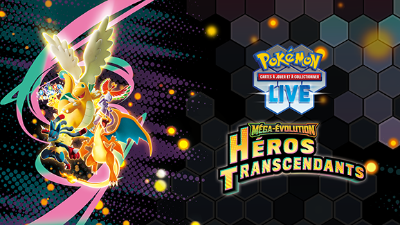 Relevez le défi avec Méga-Évolution – Héros Transcendants dans le JCC Pokémon Live