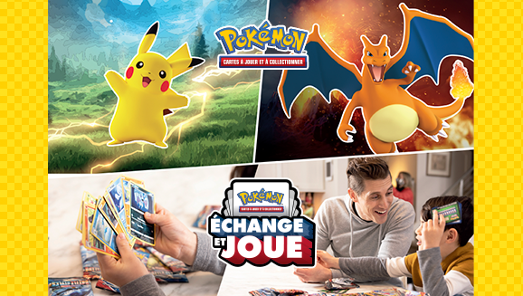 Rendez-vous dans un magasin JouéClub pour participer à une bourse d’échange Pokémon