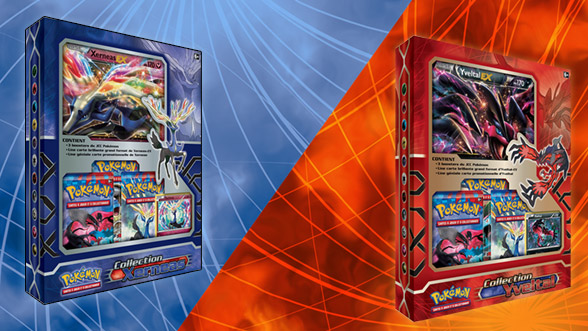 JCC Pokémon Boîte De Collection Légendes Céruléennes - Xerneas-ex - 4 Boosters + Carte Holographique - Coffret Rangement - Édition Italienne