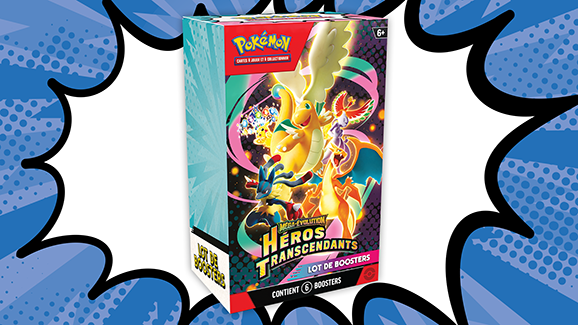 JCC Pokémon : lot de boosters Méga-Évolution – Héros Transcendants