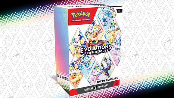 Lot de boosters <em>Écarlate et Violet – Évolutions Prismatiques</em>