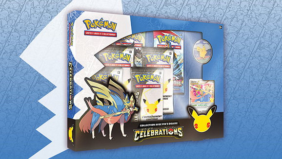 JCC Pokémon : Collection avec pin’s Deluxe Célébrations