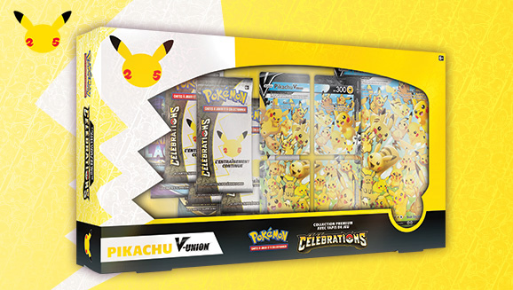 JCC Pokémon : Collection spéciale Célébrations – Pikachu-V-UNION