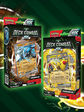 Combattez avec Pharamp-ex et Lucario-ex
