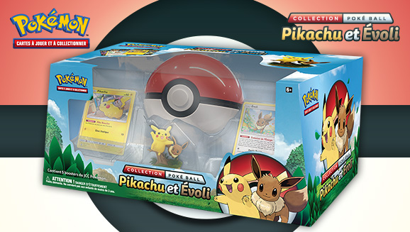 Collection Poké Ball Pikachu et Évoli