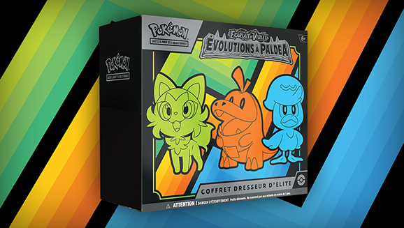 JCC Pokémon : Coffret Dresseur d’élite Écarlate et Violet – Évolutions à Paldea