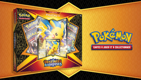 Collection <em>Destinées Radieuses</em> – Pikachu‑V