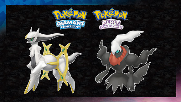Obtenez Arceus et Darkrai dans Pokémon Diamant Étincelant et Pokémon Perle Scintillante