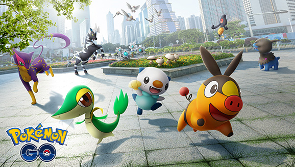 Des Pokémon découverts à Unys, tels que Vipélierre, Gruikui et Moustillon, rejoignent Pokémon GO