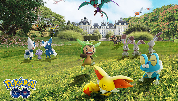 Des Pokémon découverts dans la région de Kalos arrivent dans Pokémon GO