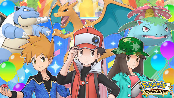 Les looks Ultimes de Blue et Leaf, ainsi que plein d'autres nouveautés, débarquent pour le premier anniversaire de Pokémon Masters !