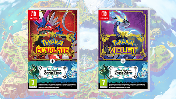 Le pack Pokémon Écarlate ou Pokémon Violet + DLC est maintenant disponible