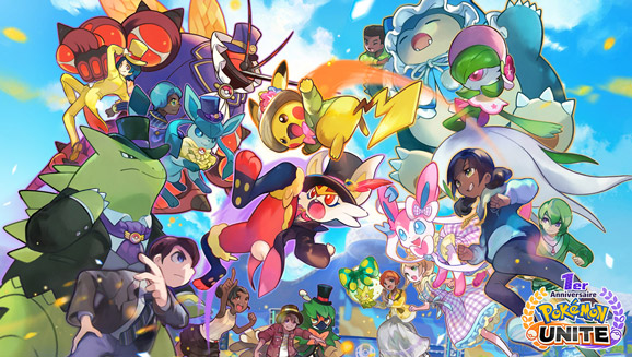 Célébrez le premier anniversaire de Pokémon UNITE avec Givrali et le défi des boss !