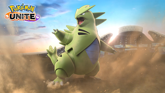 Tyranocif, le Pokémon Armure, est disponible dans Pokémon UNITE