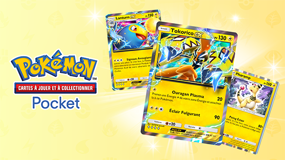 Apparition massive de Pokémon Électrique dans le JCC Pokémon Pocket