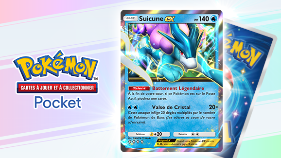 JCC Pokémon Pocket : stratégie du deck Suicune-ex