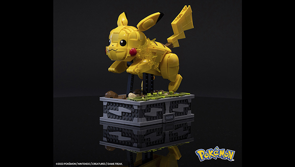 Il set di costruzioni Kinetic Pikachu di MEGA Mattel, per un divertimento... animato