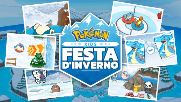 Divertiti con i minigiochi e le fantastiche attività di Pokémon: Festa d'inverno
