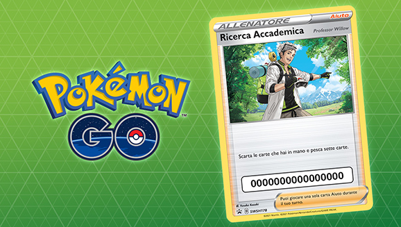 Completa le ricerche in Pokémon GO e le missioni di lega e ottieni una carta Ricerca Accademica come premio
