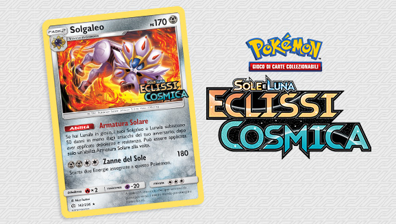 Acquista un prodotto presso GameStop e riceverai una carta promozionale del GCC Pokémon raffigurante Solgaleo.