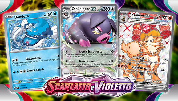Le nuove Carte di Pokemon Scarlatto e Violetto da ora disponibili!