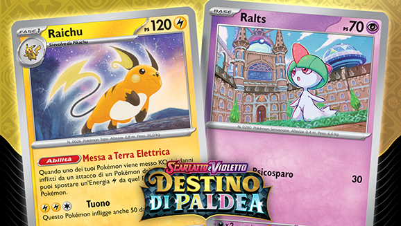 Le illustrazioni dell’espansione Scarlatto e Violetto - Destino di Paldea del GCC Pokémon