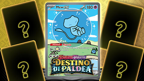 Uno sguardo in anteprima alle carte dell’espansione Scarlatto e Violetto - Destino di Paldea del GCC Pokémon