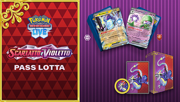 Lotta con l’espansione Scarlatto e Violetto nel Gioco di Carte Collezionabili Pokémon Live