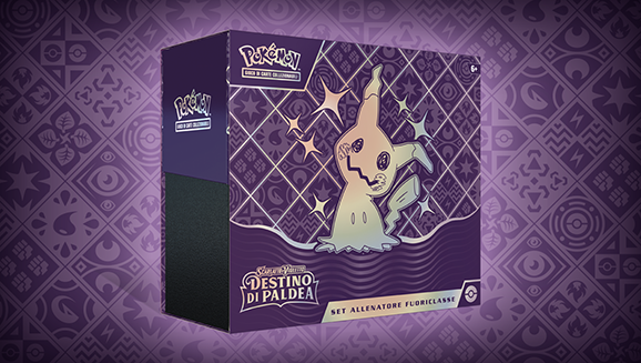 Set Allenatore Fuoriclasse dell’espansione Scarlatto e Violetto - Destino di Paldea del GCC Pokémon