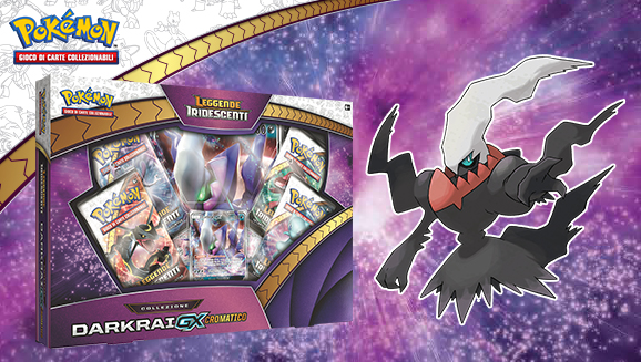Collezione Darkrai-GX cromatico dell’espansione Leggende Iridescenti del GCC Pokémon