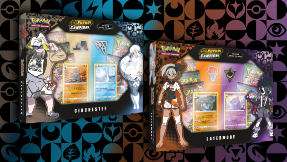 Collezione speciale con spilla dell’espansione Futuri Campioni del GCC Pokémon