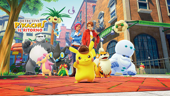 Novità annunciate nel corso del Nintendo Direct su Detective Pikachu: il ritorno e Il tesoro dell'Area Zero