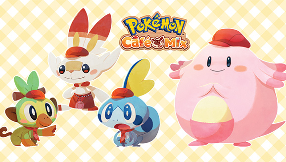 Fai entrare Chansey nel tuo staff in un evento di squadra di Pokémon Café Mix