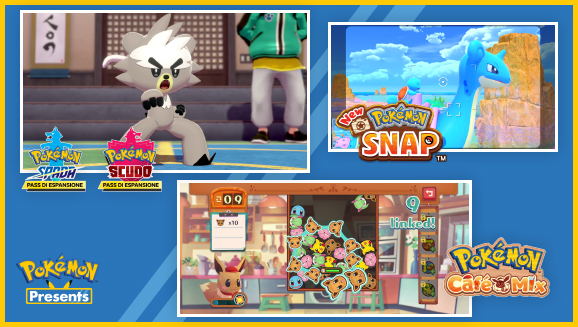 Annunciato con un Pokémon Presents l'arrivo di New Pokémon Snap, Pokémon Café Mix e di uno Zeraora cromatico