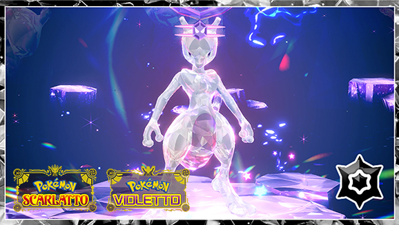 Sfida Mewtwo nei Raid Teracristal di Pokémon Scarlatto e Pokémon Violetto