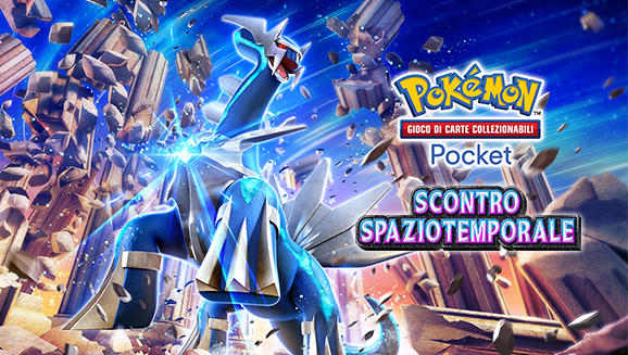 Esplora Scontro Spaziotemporale, la nuova espansione del GCC Pokémon Pocket 