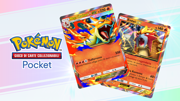 Accendi le lotte infliggendo dei KO in un colpo solo con Mega Charizard Y-ex nel GCC Pokémon Pocket