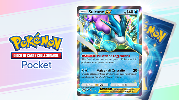 GCC Pokémon Pocket: strategia per il mazzo Suicune-ex