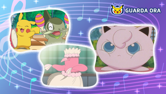 Segui le avventure di Ash in alcuni episodi dedicati alla musica su TV Pokémon