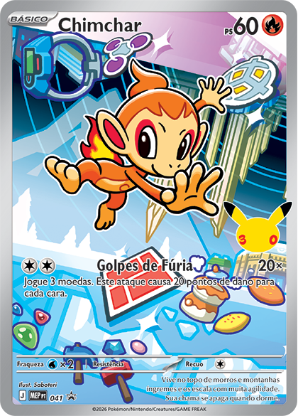 Coleção Ilustração Parceiro Inicial do Pokémon Estampas Ilustradas