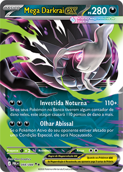 Carta de Mega Darkrai ex no Pokémon TCG